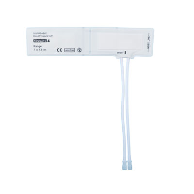 SFT - N4 - 2B Bracciale BP neonatale in tessuto non tessuto misura 4 con doppi tubi