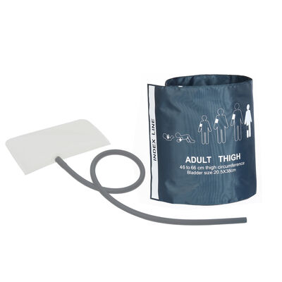 Beli Heavy Duty Nylon yang dapat digunakan kembali NIBP Cuff Thigh Bebas Lateks 46 - 66cm Single Tube online manufacture
