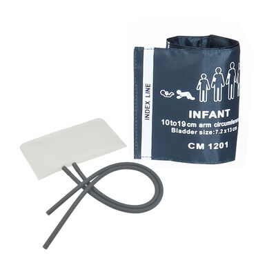 Beli Dua tabung bayi yang dapat digunakan kembali NIBP Cuff Nylon 10-19cm Universal Compatible Clinical online manufacture