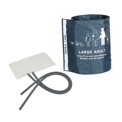 Buy XL NIBP Cuff Reusable Latex Free Heavy Duty Nylon 33-47cm Dual Tube Bariatric online manufacture