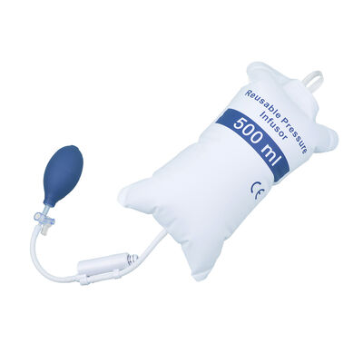 Buy Manual Infusion Pressure Bag 500ml with piston gauge White Nylyon online manufacture
