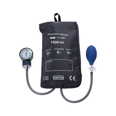 Buy Blue Nylon Pressure Infusion Bag 1000ml Leak Proof Metal Meter online manufacture